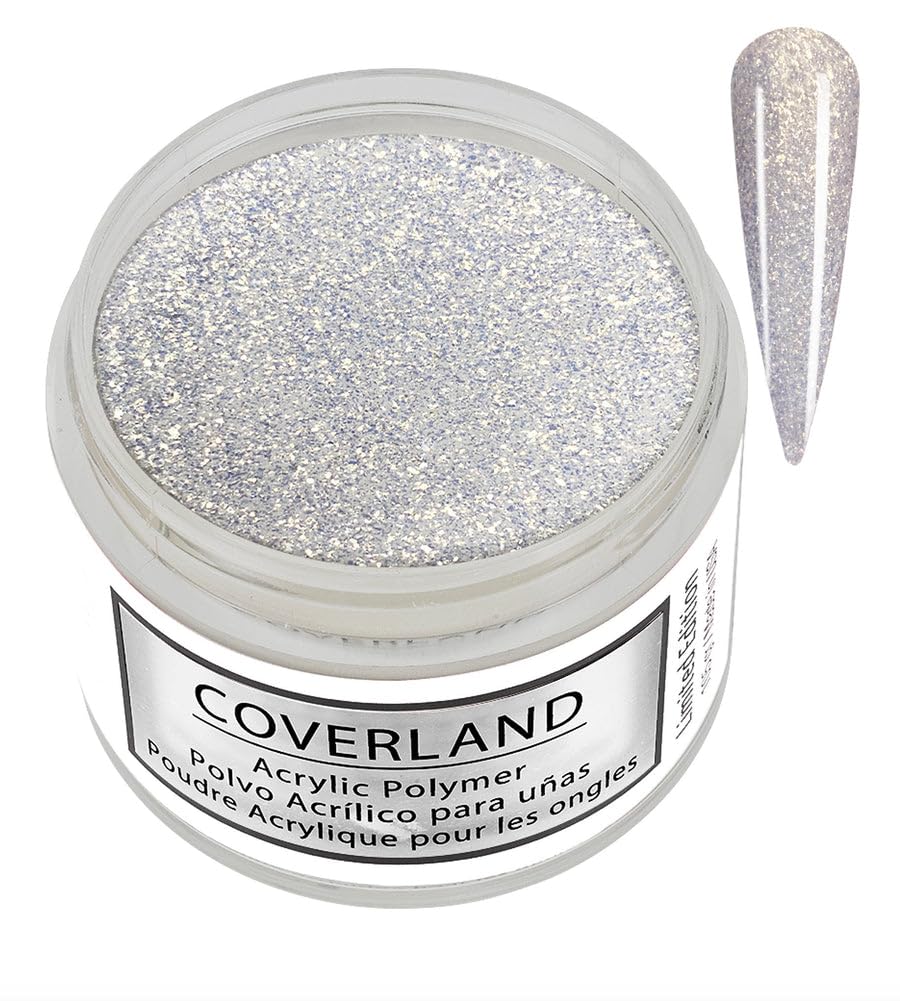 Tones Coverland Acrylic Nail Powder "Ice to See You" - Limited Edition Acrylic Powder for Nail Design, Sculpting, and Masking Nail Bed Imperfections - Professional Acrylic Nail Supplies - (1.5 Oz)