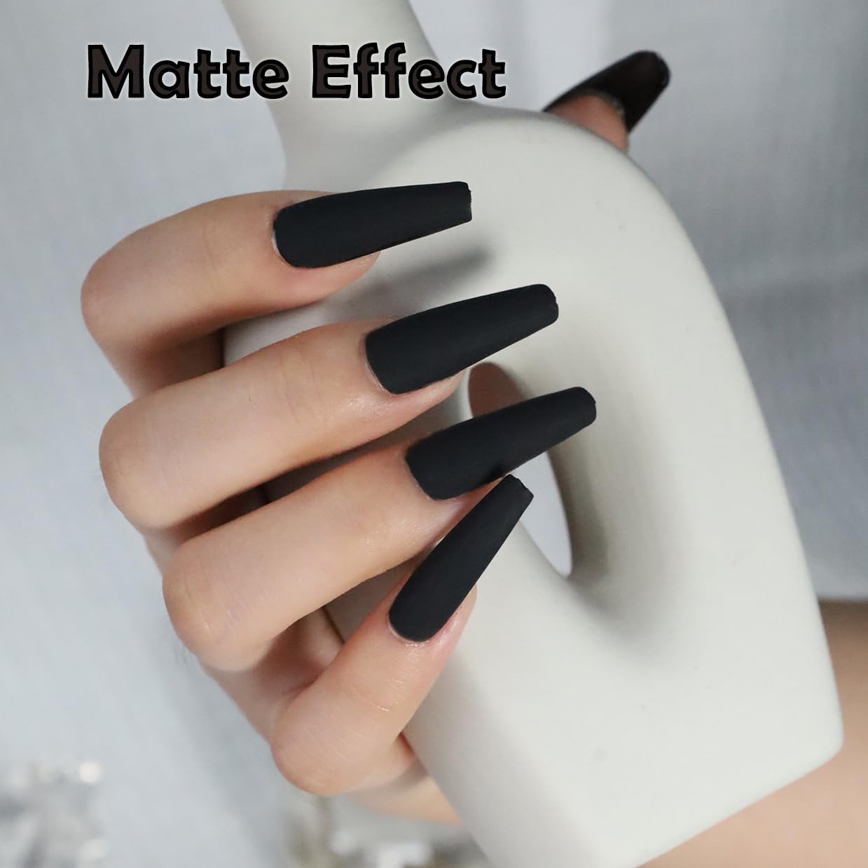 FZANEST Black Gel Nail Polish,15ml Fall Winter Gel Polish Nail Colors Soak Off UV LED Nail Art Starter Manicure Salon DIY at Home, 0.51 OZ