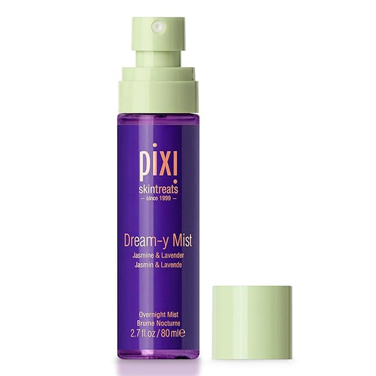 Pixi Beauty Dream-y Mist | Elixir Facial Mist | Help Hydrate & Preserve Skin with Jasmine, Lavender, Chamomile, 80ml