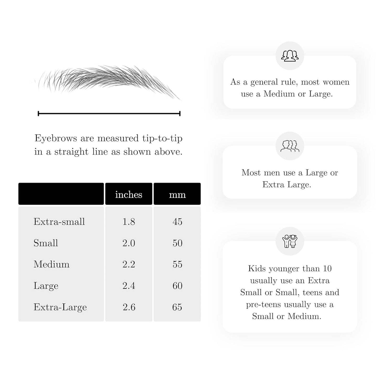 (10 pairs) Taupe Temporary Eyebrow Tattoo - Extra Small Size - Waterproof & Smudgeproof - Everyday Brow Style Eyebrow Stickers - Sheet Lasts up to 30 Days - Won't Work on Existing Brows