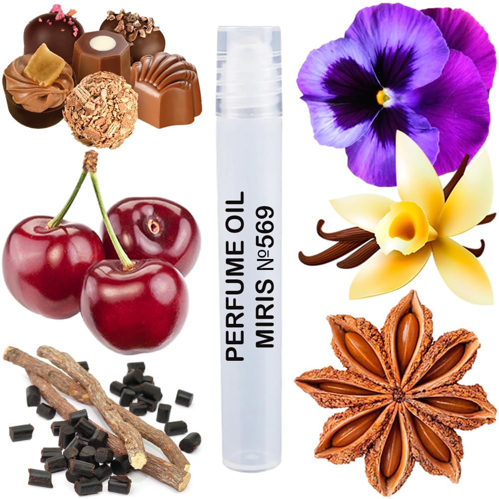 MIRIS Perfume Oil No. 569, Inspired by Lolita Lpc, Long-Lasting Women Roll-On, Rollerball 0.34 Fl Oz / 10 ml