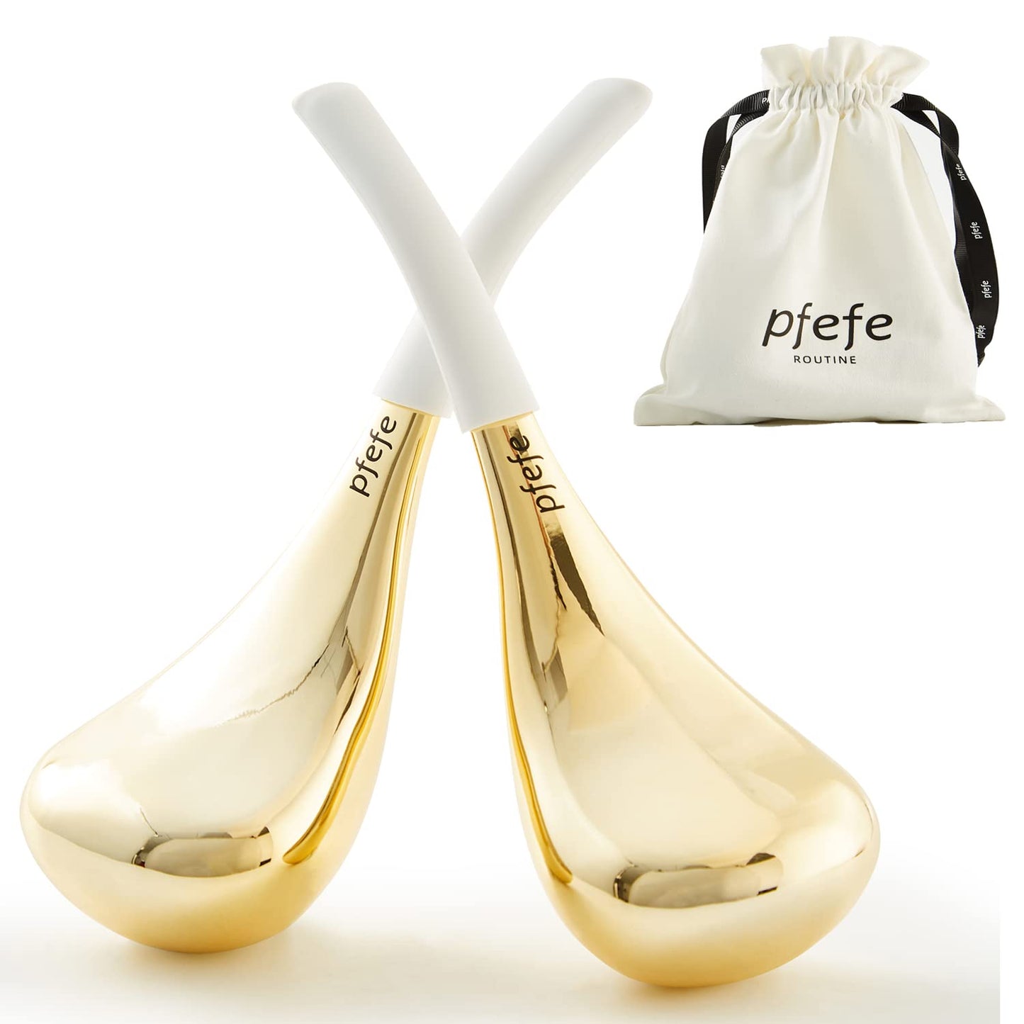 Cryo Sticks for Face, Ice Globes Cryo Globes for Facials, Esthetician Supplies Gifts, Unbreakable Stainless Steel Ice Roller Cooling Spa Balls with Storage Case