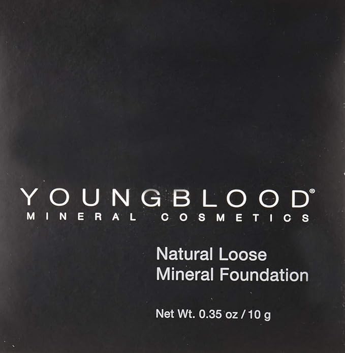 Youngblood Loose Mineral Foundation, Cool Beige | Loose Face Powder Foundation Mineral Illuminating Full Coverage Oil Control Matte Lasting | Vegan, Cruelty Free (Pack of 2)
