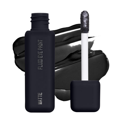 about-face Matte Fluid Eye Paint Art of Darkness – High-Pigment Liquid Eyeshadow, Long-Lasting, No-Budge Matte Finish, Vegan & Cruelty-Free (Matte Black)
