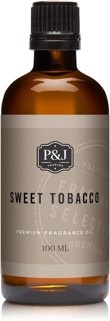 P&J Fragrance Oil Sweet Tobacco 100ml - Candle Scents, Soap Making, Diffuser Oil, Aromatherapy