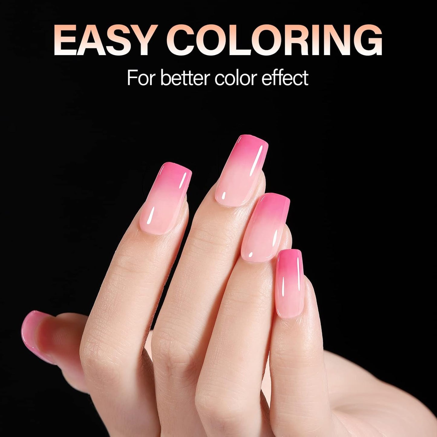 AILLSA Short Square Nail Tips - 504pcs Clear Soft Nail Tips Full Cover Gel Nails Tips Pre-shaped Acrylic for Extensions Easy for Home DIY Nail Salon 12 Sizes