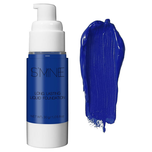 IS'MINE Blue Liquid Foundation Makeup, Matte Flawless Finish Foundation, Vegan & Cruelty-Free (1.05 Fl Oz, 045)