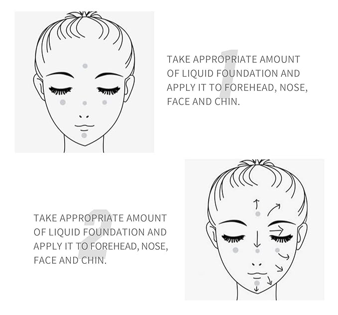 2 Pack PHOERA Foundation, Flawless Soft Matte Liquid Foundation Makeup for Women.(102# Nude)