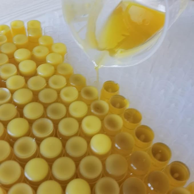 2PC Lip Balm Fade Dark Pigment Whitening Moisturizing Lip Hyaluronic Acid Exfoliating Dead Skin Lightening Lip Care (Yellow)