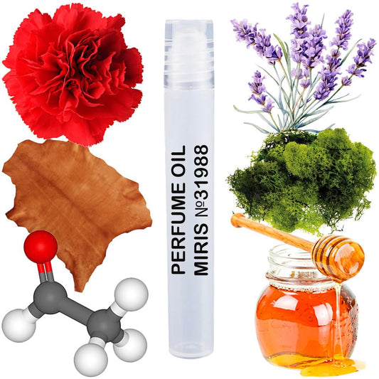 MIRIS Perfume Oil No. 31988, Inspired by Uomo, Long-Lasting Men Roll-On, Rollerball 0.34 Fl Oz / 10 ml