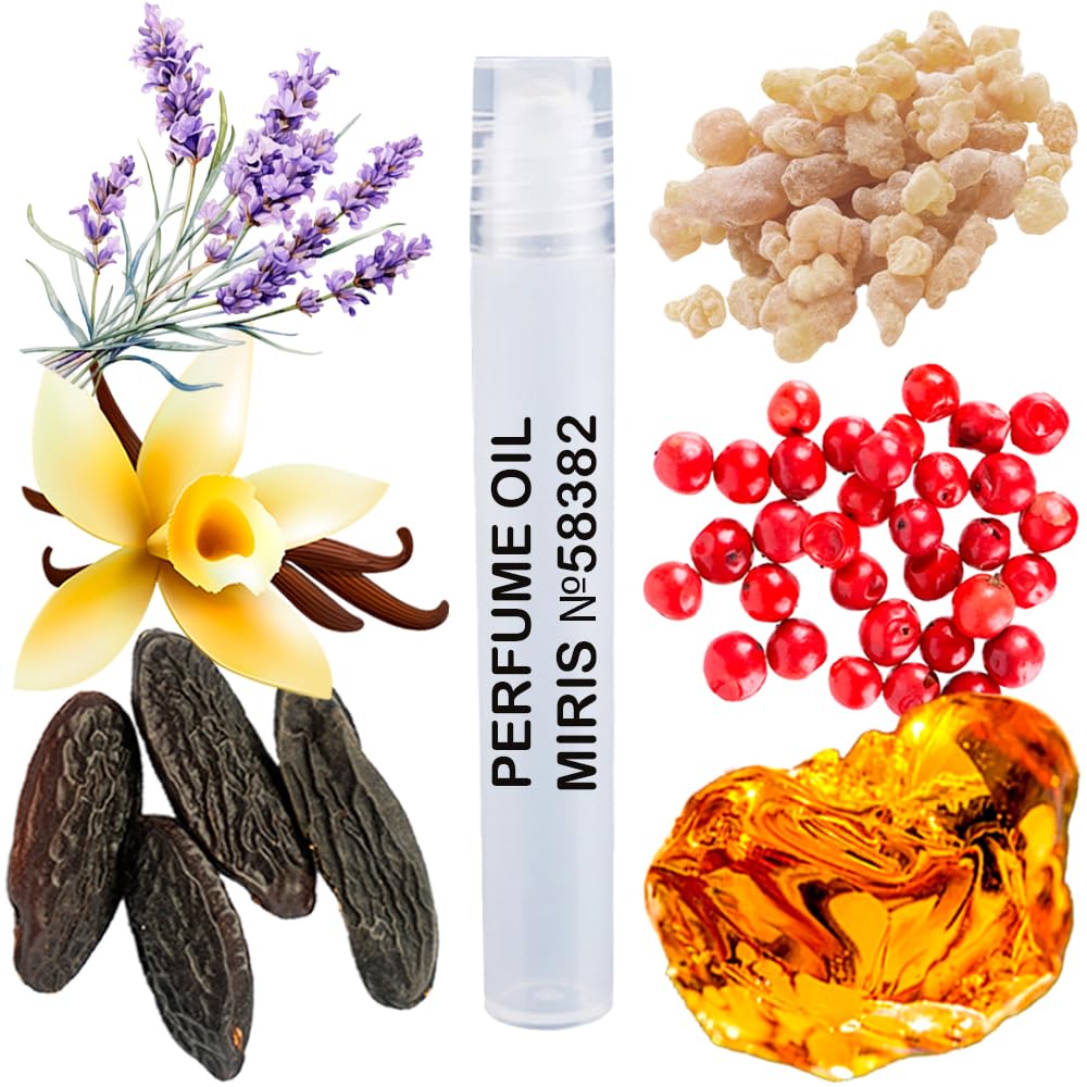 MIRIS Perfume Oil No. 58382, Inspired by Invitus Victory, Long-Lasting Men Roll-On, Rollerball 0.34 Fl Oz / 10 ml