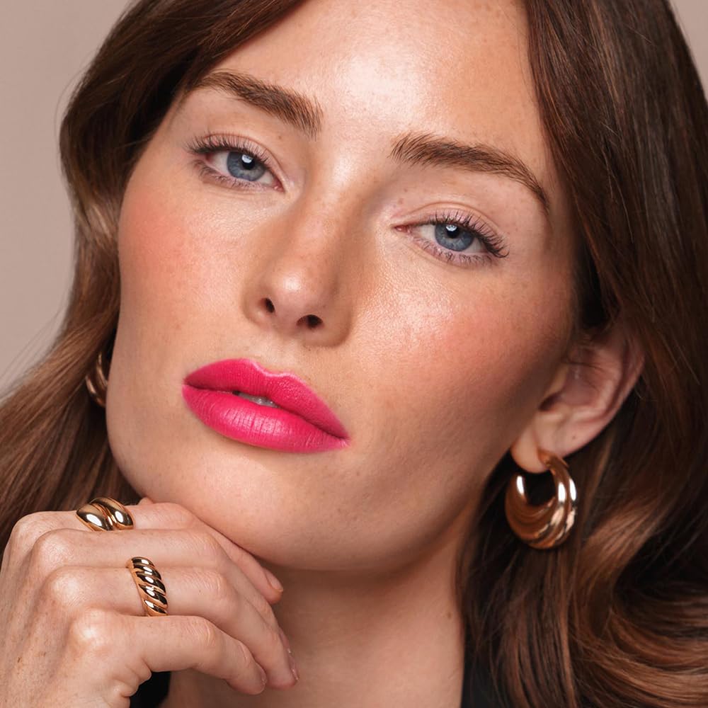 Jouer Balm Bouche Demi-Matte Lip-Liberté - Tinted Lip Balm - Hydrating Lip Tint Long Lasting - Matte Lip Color - Jojoba Seed Oil and Shea Butter Formula