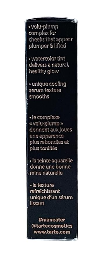 Tarte Maneater Satin Blush Cheek Plump Full Size (Pink Beige, 27OZ)