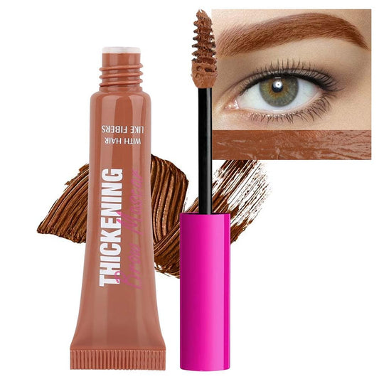 Tinted Thickening Brow Mascara,Brow Fast Sculpt,Waterproof, Transfer-proof, Brush to Fill in Eyebrows and Cover Gray Hairs - Cruelty Free - Light Medium Brown (1pc 04 Rich Auburn)