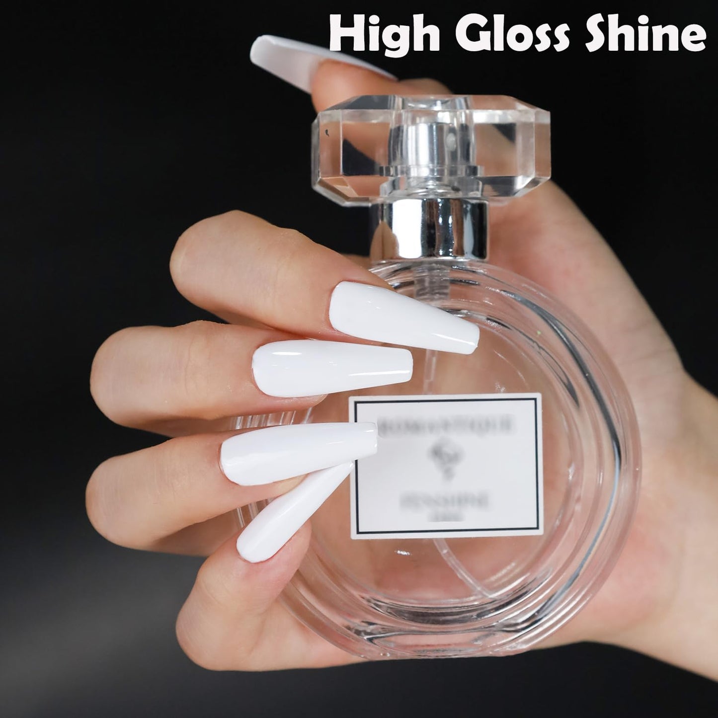 FZANEST White Gel Nail Polish, 15ml Self-leveling Gel Polish Soak Off UV LED Nail Art Starter Manicure Salon DIY at Home, 0.51 OZ