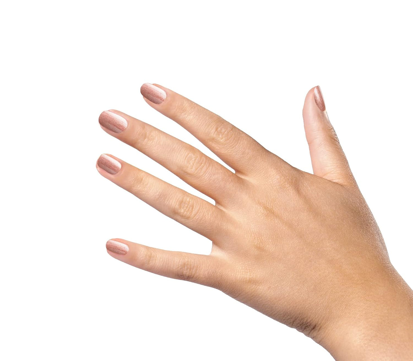 duri Nail Polish, 539 Path Of Light, Rose Gold Metalic, Semi Sheer Coverage, Glossy Finish, Fast Drying, Vegan, Gluten Free, 0.45 Fl Oz