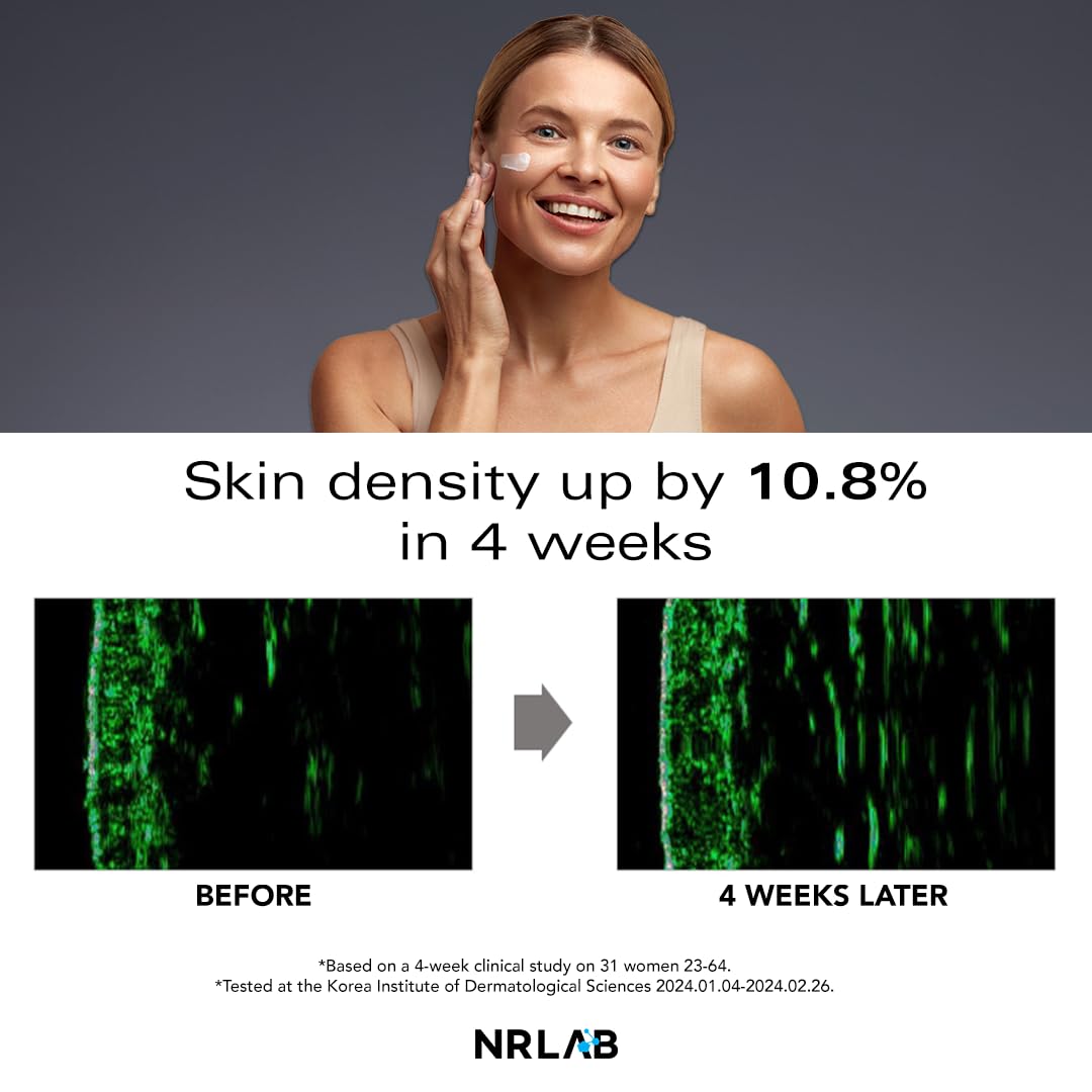 Anti-Aging Korean Serum with NR for Glass Skin– Hydrating, Anti-Aging, Firming & Brightening– Clinically Tested - K-Beauty Innovation - Korean Moisturizer – Ampoule-to-Cream Formula [1.52oz]