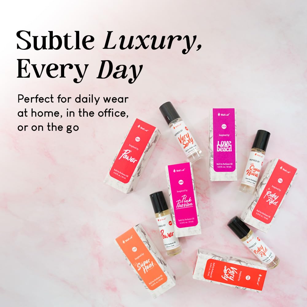 Well's Oil Roll-On Perfume Oil (Casimir) | Fruits & Floral Notes | Long-Lasting | Paraben-Free | 0.33 Fl Oz / 10 ml