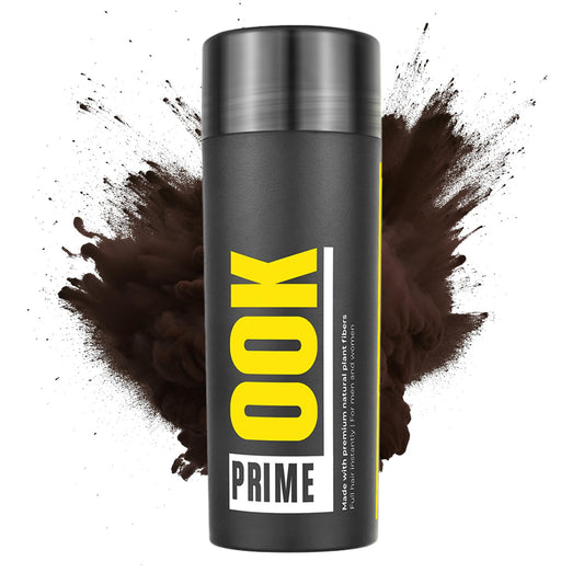PrimeLook Hair Building Fibers, Luxurious Building Fibers for Thinning Hair, Superior Formula for Men & Women, Instant Volume, Matches Colors (27.5g, Medium Brown)