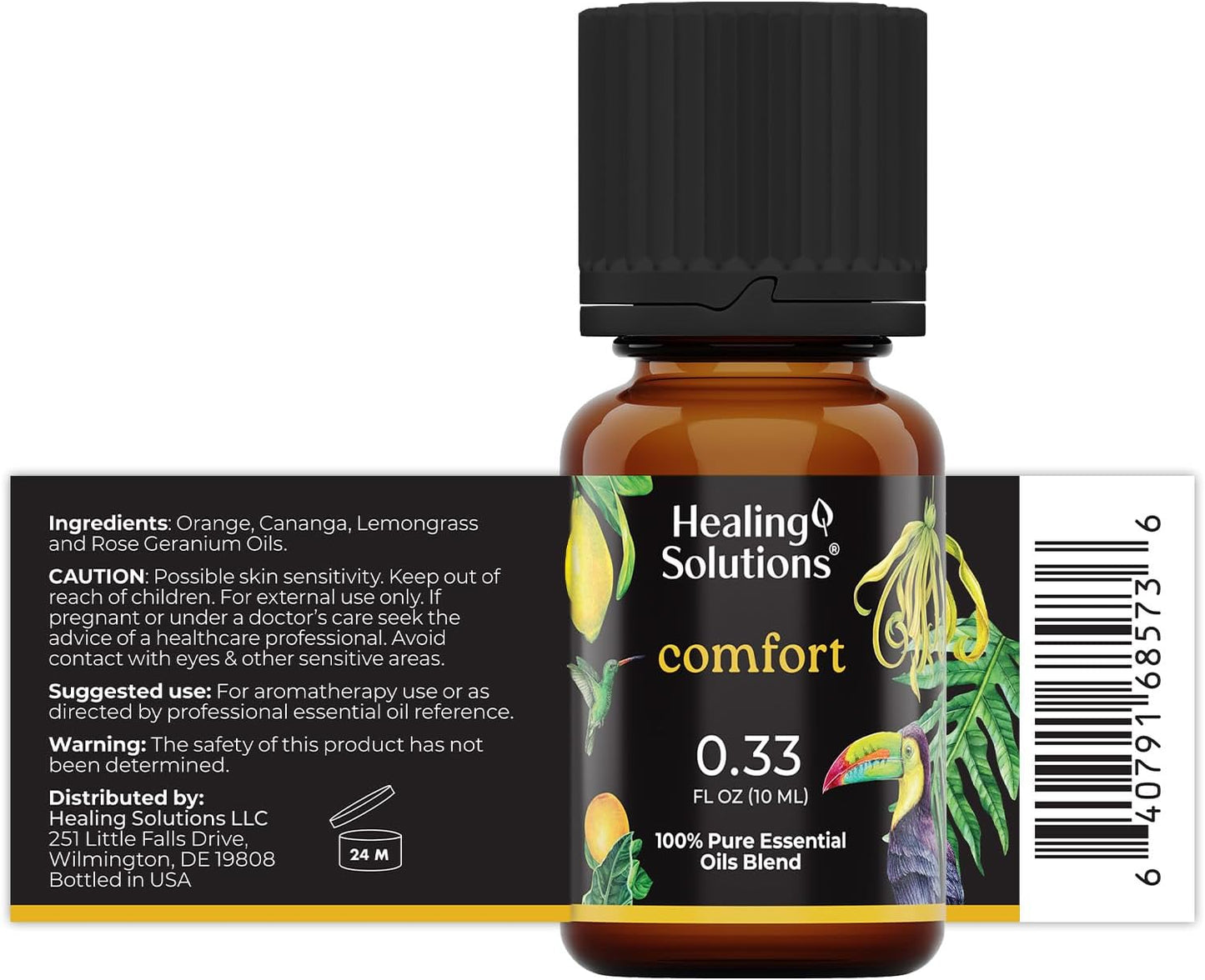 Healing Solutions Comfort Blend Essential Oil - 0.33 Fluid Ounces