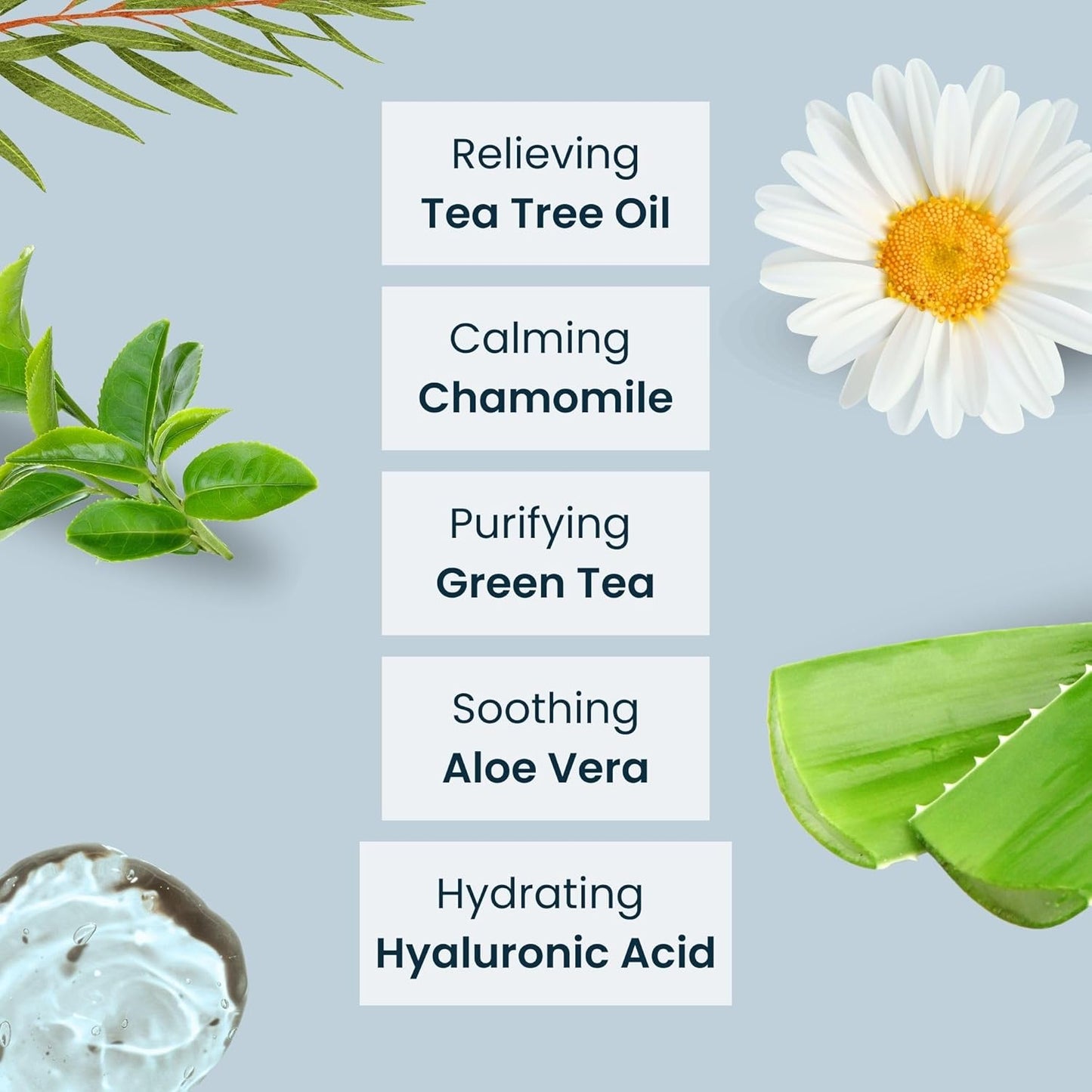 NOVEHA 180PCs Tea Tree Oil Eyelid & Lash Wipes With Hyaluronic Acid, Green Tea & Chamomile For Blepharitis & Itchy Eyes, Individually Wrapped Eyelash Wipes Natural Makeup Remover & Daily Cleanser