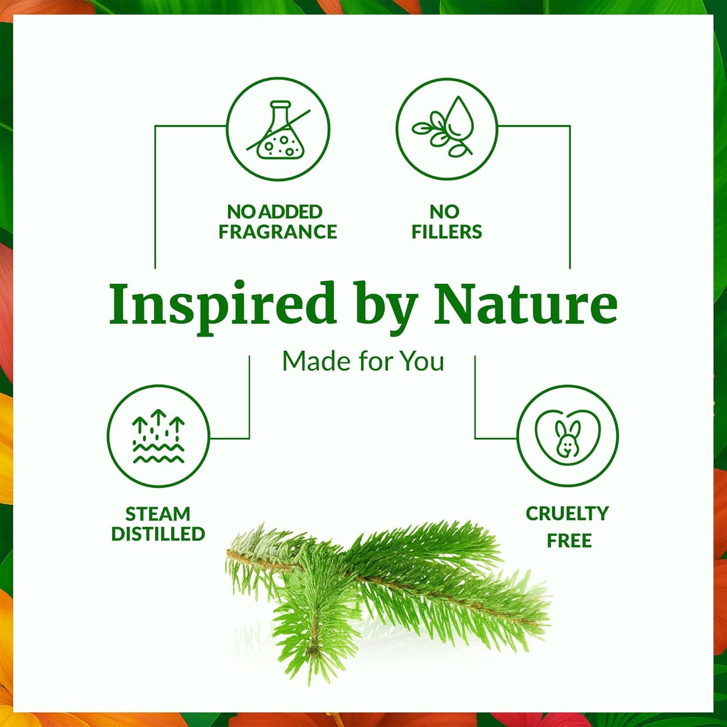 SVA Fir Needle Essential Oil – 4 Fl Oz – 100% Natural Fir Needle Oil - for Diffuser, Hair Care, Face, Skin Care, Aromatherapy, Scalp and Body Massage, Soap and Candle Making – with Dropper