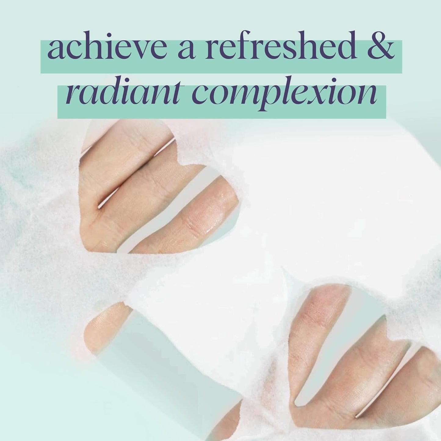 SpaLife We Were Mint to be Friends Duo Minty Facial Masks Set 2-pack - Hydrating, Soothing, and Moisturizing with Natural Mint Scent - Facial Sheet Mask Skin Care - Perfect Valentine Gift Set