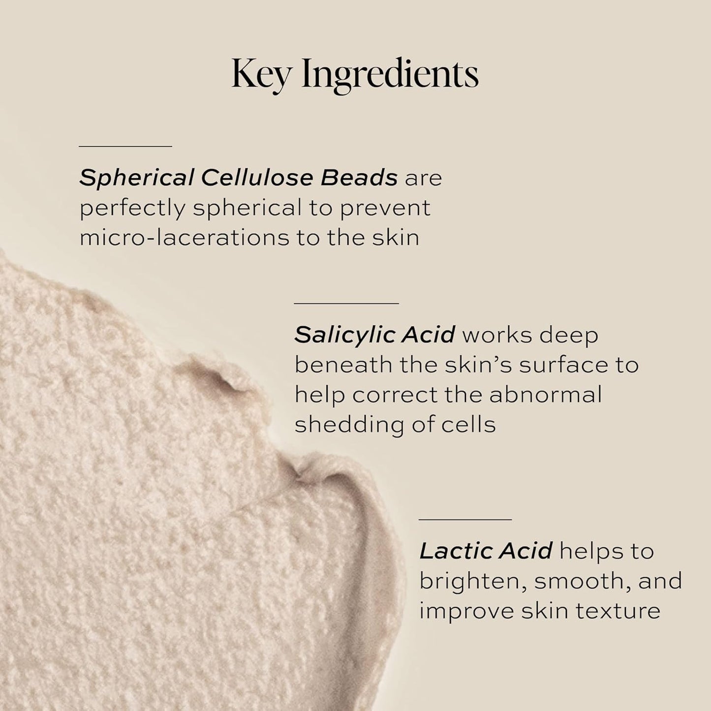 DIME Beauty Whipped Exfoliating Mask, Face Scrub and Cleanser, Lactic Acid and Salicylic Acid Scrub, 2 oz / 60 ml