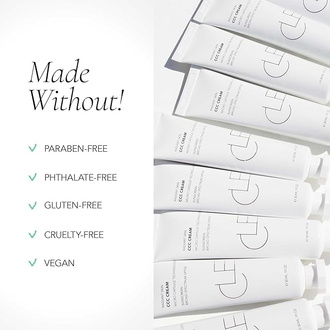 CLE Cosmetics CCC Cream (Neutral Light 103 / SPF 50) - Color Correcting, Hydrating Hybrid CC Cream with Sunscreen - Light to Medium Coverage Foundation - 1 fl oz