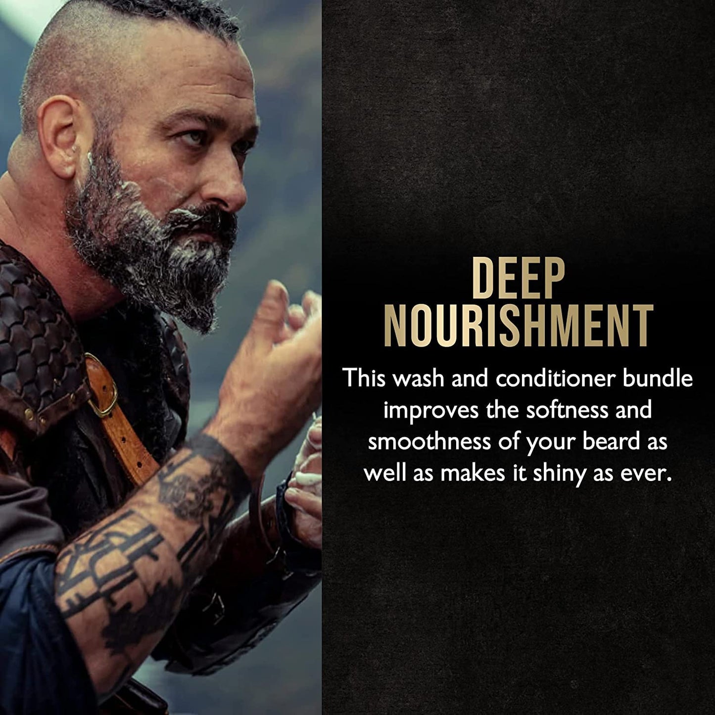 The Beard Struggle - Marksman's Beard Conditioner - Aesir's Triumph, Platinum Collection - Nourish, Softens, & Strengthens Beard - Radiance Beard Conditioner for Men (8 Fl oz)