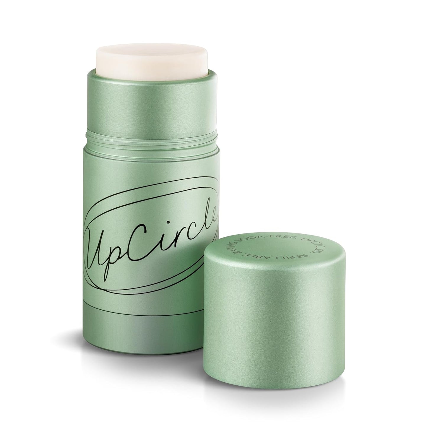 UpCircle Refillable Deodorant with Macadamia + Bergamot - 1 case + 1 refill - Suitable for Sensitive Skin - Natural - Hydrating - Up To 24 Hours of Lasting Protection