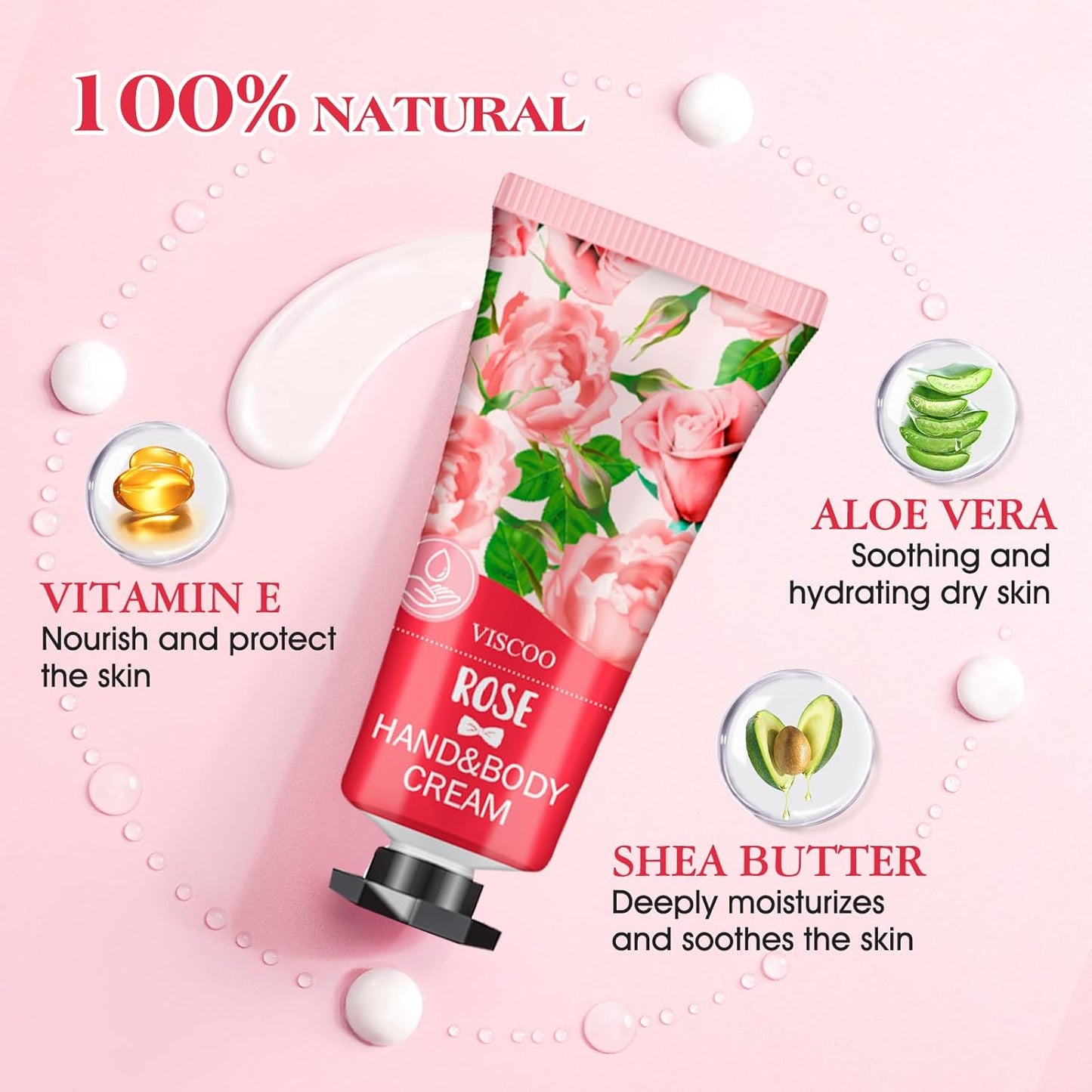 7 Pack Hand Cream Gifts Set for Women,Hand Lotion for Birthday Gifts for Women Teengirls, Bridesmaid Gifts,Thank You Gifts,Mini Moisturizing Hand Lotion Travel Size in Bulk for Dry Cracked Hands