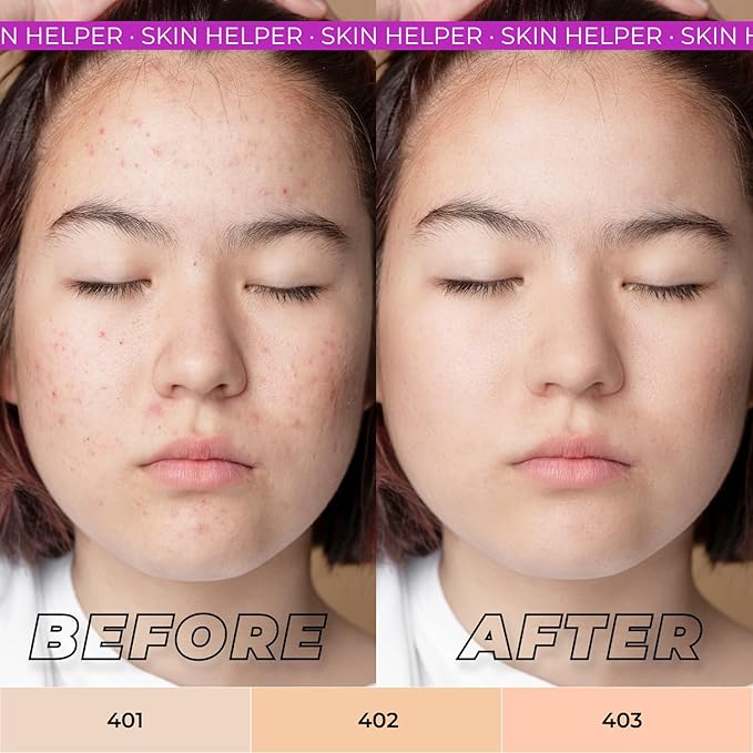 Lamel OhMy Clear Face Powder - Light Natural Coverage & Suet Control - Cruelty Free - Vanilla N.402