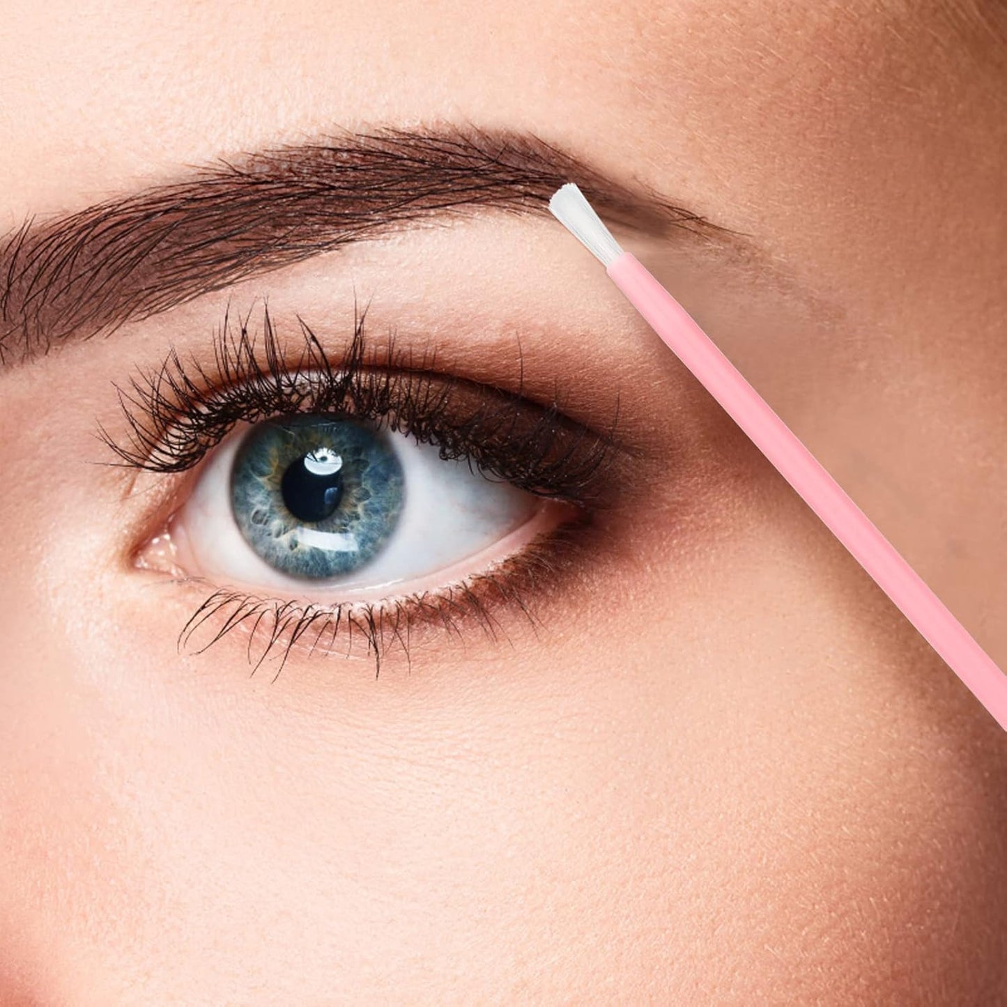 G2PLUS 100Pcs Lip Brush, Pink Lip Gloss Wands, Nylon Lipstick Gloss Applicator, Disposable Nail Brushes for Makeup, PYO Cookie Paint, Nail Art, Painting, Detail Brush