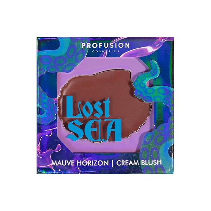 Profusion Cosmetics Sea Witch Cream Blush, Channel Your Inner Siren for Mesmerizing Look, Get Mermaid Glow and Achieve Stunning Cheek Color with Sea Witch Cream Blush (Mauve Horizon, 1)