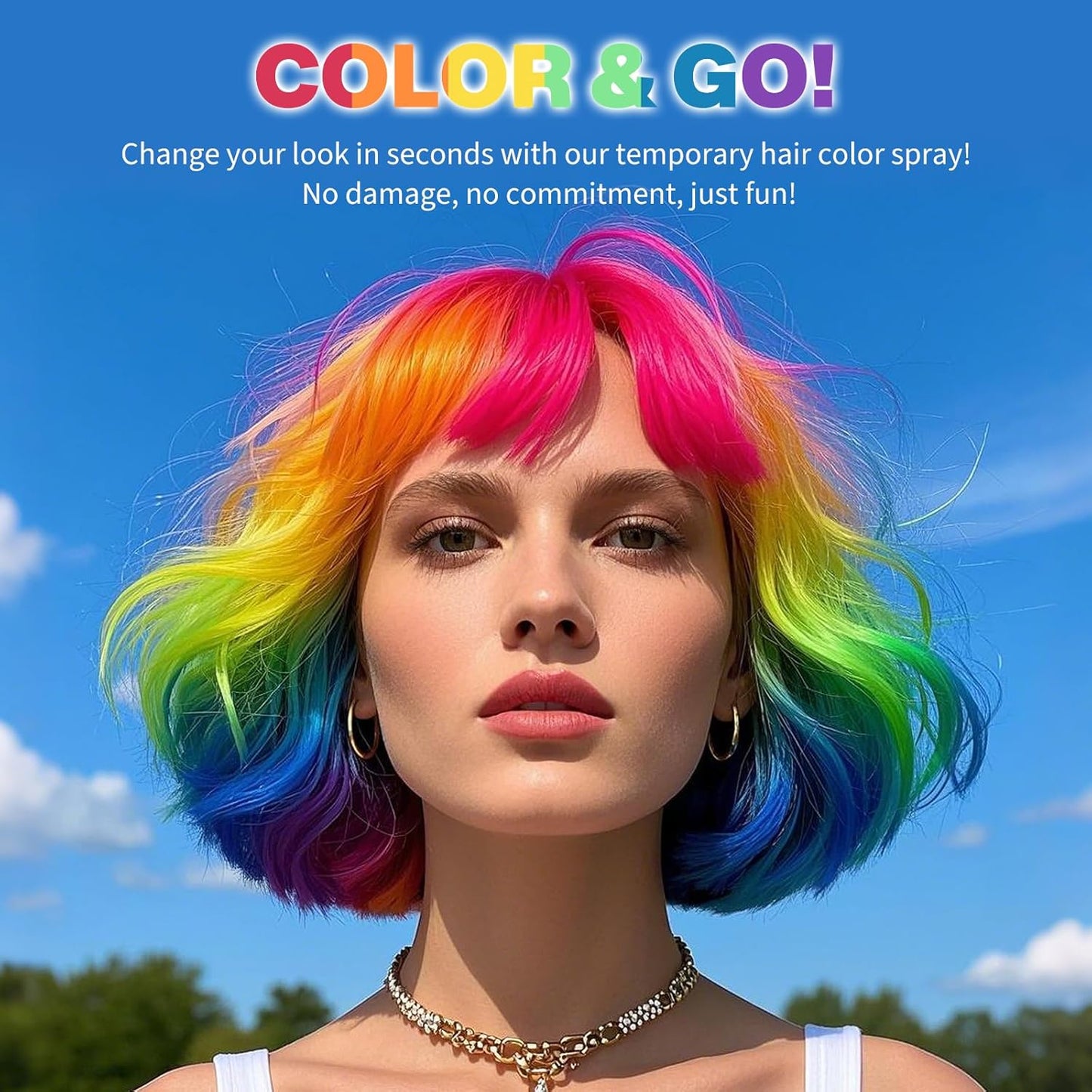 Purple Hair Spray,Hair Color Spray Dye,Temporary Hair Color Spray for Kids Women,Color Hair Spray Pomades,Washable Hair Coloring Natural Hair Dye for Party,Halloween,Cosplay(Purple)