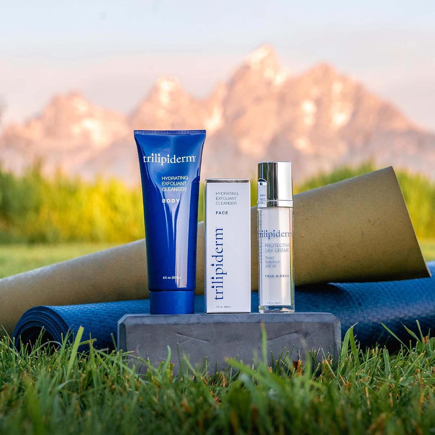 Trilipiderm Hydrating Exfoliant Cleanser – BODY, Antioxidant-Rich 3-in-1 Body Wash, Scrub and Hydrator, 3 Ounce Tube