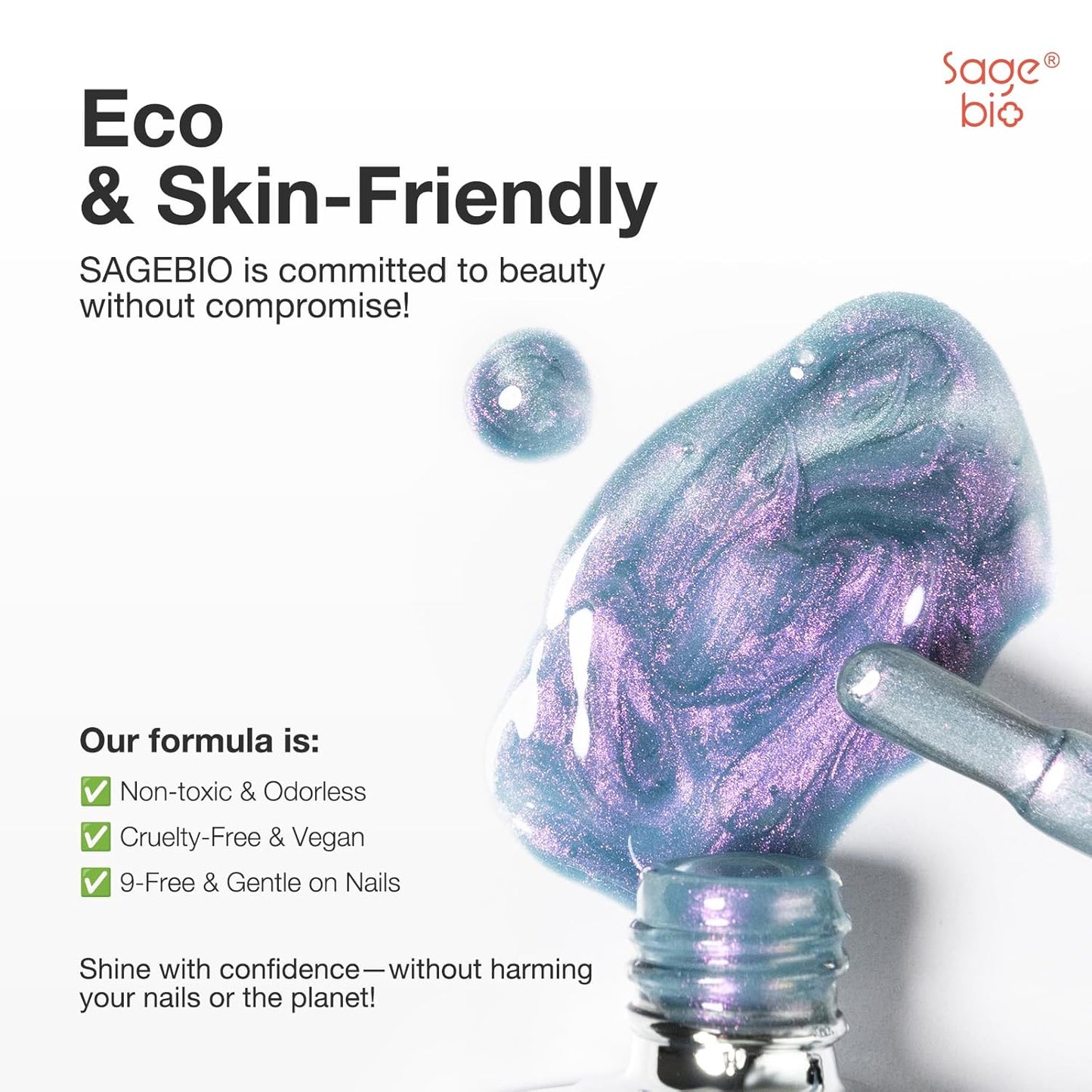 15ml Cat Eye Gel Nail Polish with Magnet Shimmer Glass Bead Effect 02