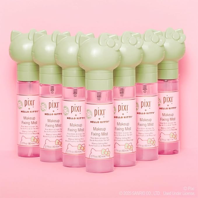 Pixi + Hello Kitty Makeup Fixing Mist |Lightweight Setting Spray | 80 ml / 2.7 fl oz