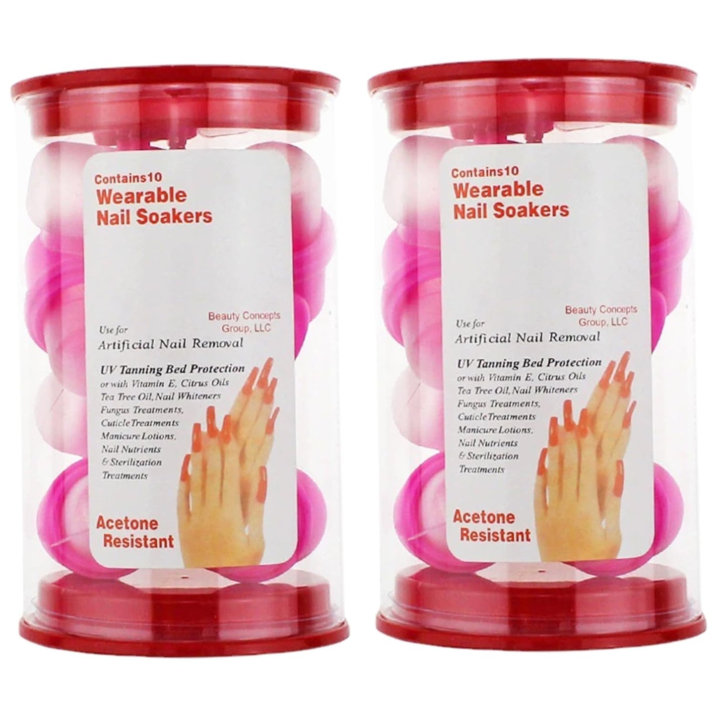 Nail Polish Remover 20Pcs Nail Soak Off Clips, Practical Convenient Polish Remover, Plastic Gel Soak Off Solvent Cleaner Wrap Clip Cap Tool