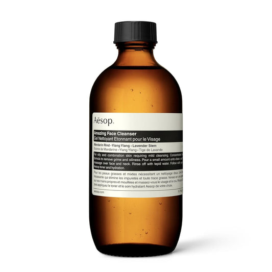 Aesop Amazing Face Cleanser | Non Drying, Concentrated Low Foaming Daily Cleanser | Cleanse Skin of Oil and Grime Without Disturbing Natural Balance | 6.7 oz / 200 mL