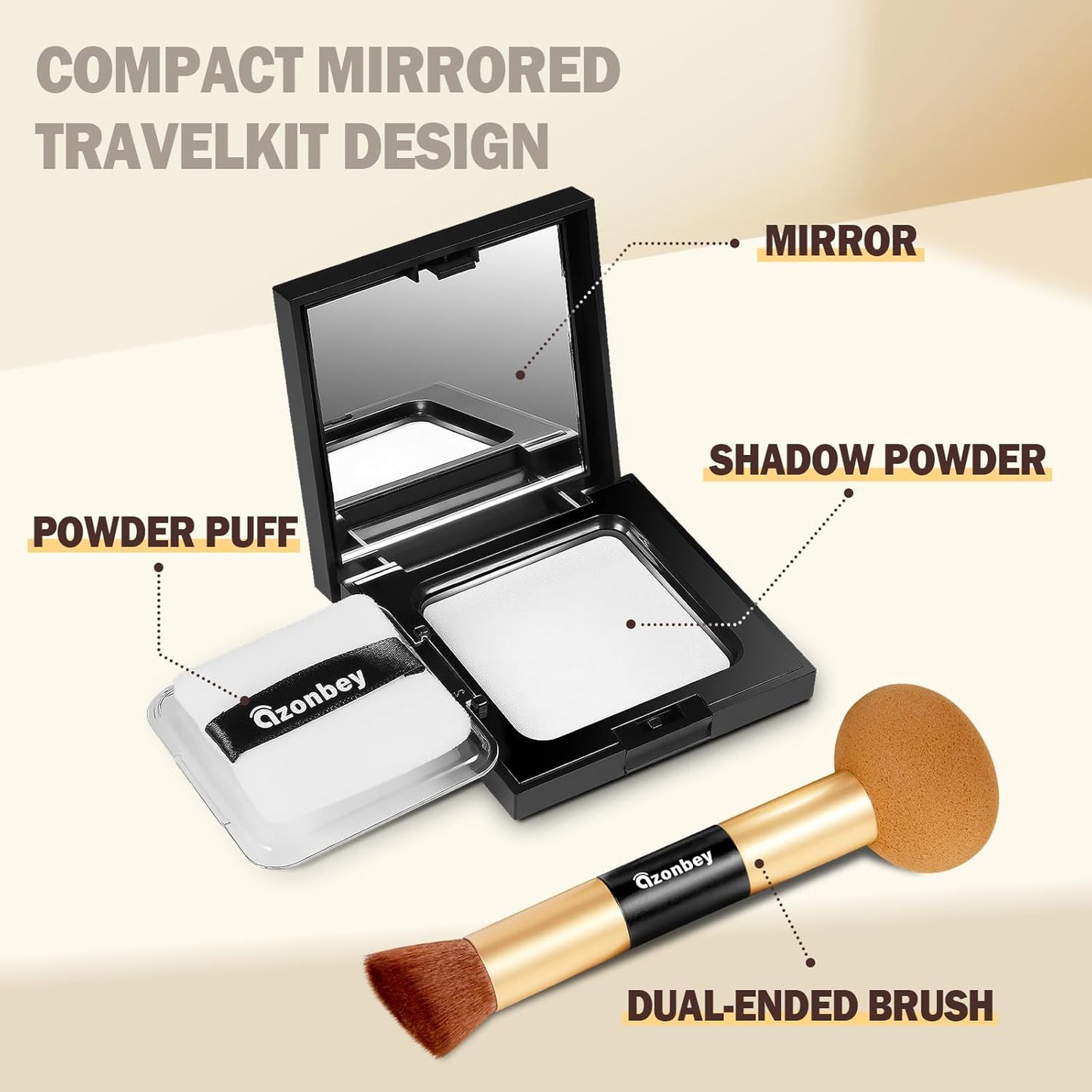 New Root Touch Up Hair Color,Hair Fibers for Thinning Hair,Cruelty Free Hairline Powder - Instantly Cover Touch Up, Hair Color Root Touch Up Powder, Hair Thickener for Women & Men (White)