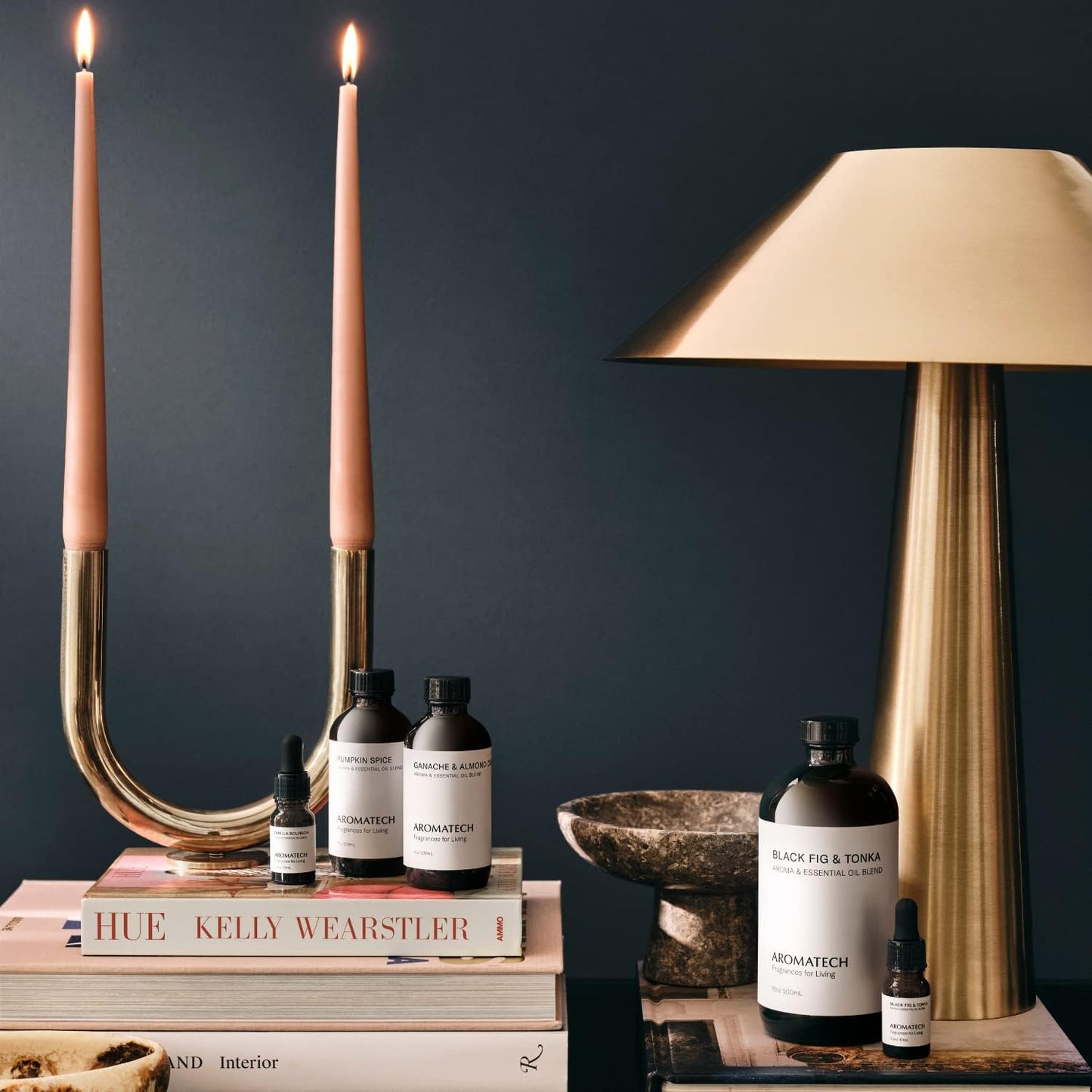 AromaTech Vanilla Bourbon Aroma Essential Oil Blend: Luxury Hotel Inspired Aromatherapy with Vanilla Bean, Bourbon & Oak Barrel for Ultrasonic Diffusers & Nebulizers - 4 fl oz, 120 mL