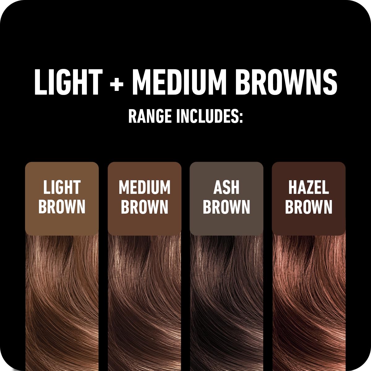 BOLDIFY Hairline Powder Color Sample Kit - Root Touch Up Hair Color for Gray Coverage - Bald Spot Concealing Hair Powder for Women & Men - 48-Hour Stain-Proof - Light + Medium Browns