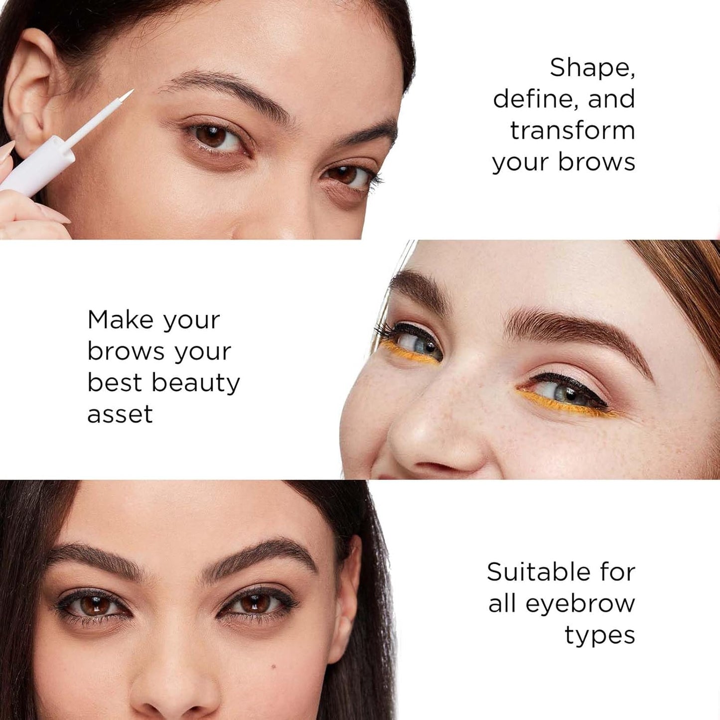 Arches and Halos Luxury Brow Building Pomade - Vegan Eyebrow Pomade - Creamy, Long Wearing Color for Clean, Defined Brows - Espresso - 0.1 oz