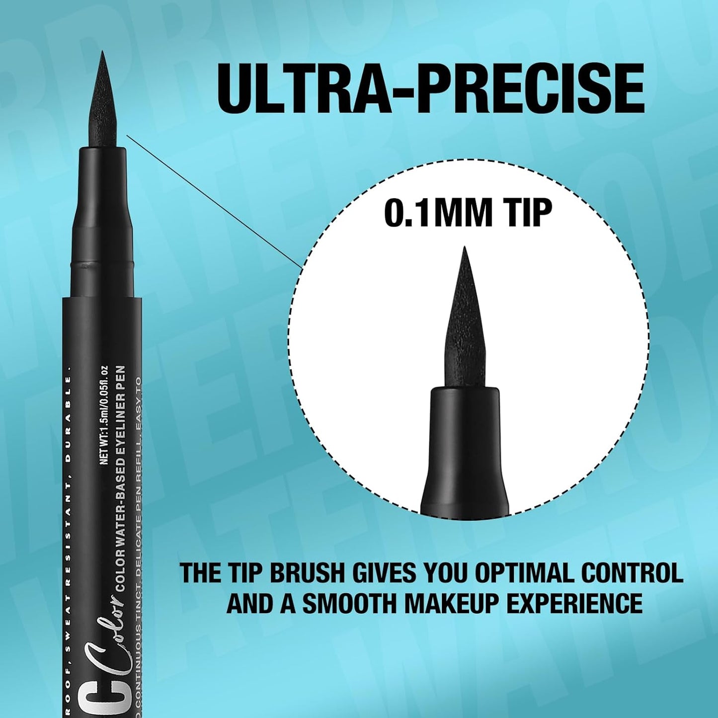 LANGMANNI 4 Colors Matte Liquid Eyeliner Set, Neon Colorful Pigmented With Long-lasting, Smudgeproof & Waterproof Eye Liner Makeup for Bold & Stunning Looks - Gift for Girls(#789101112)