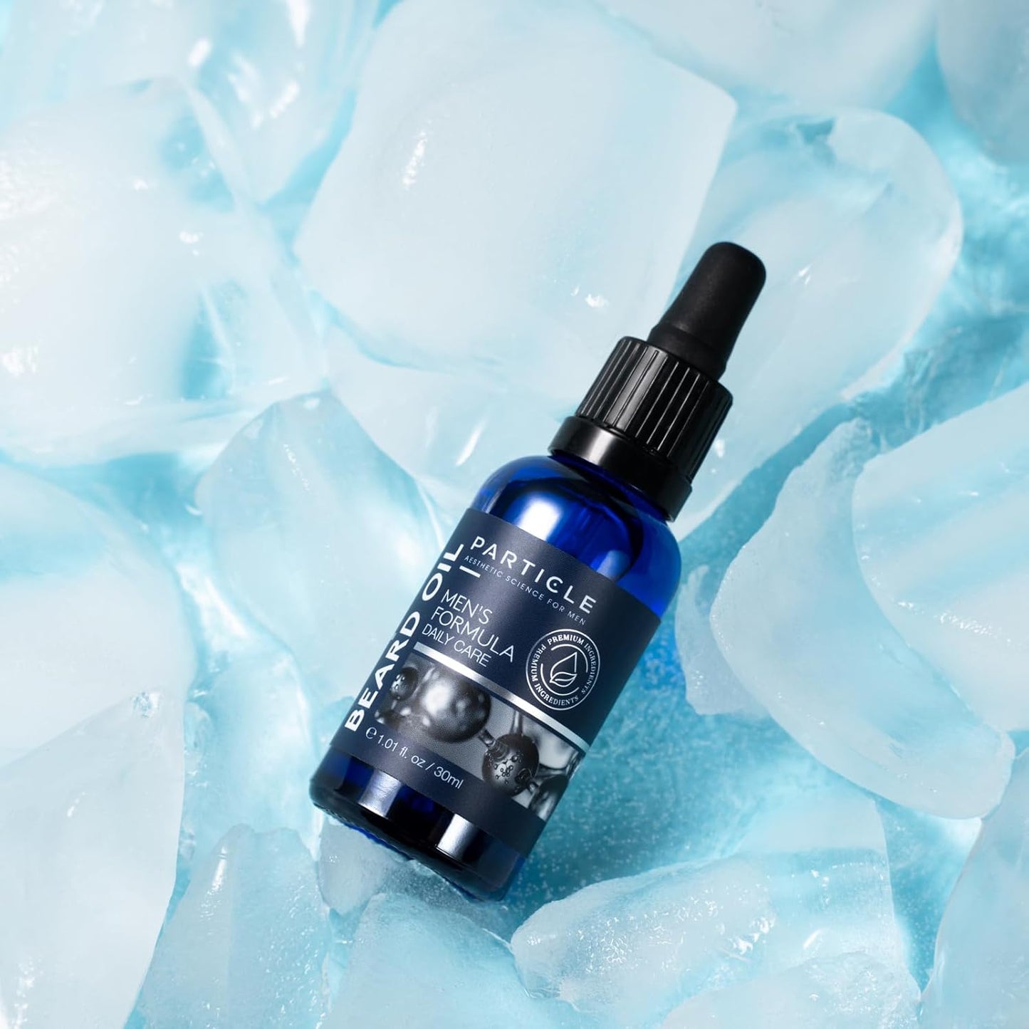 Particle Beard Oil - Soft and Itch-Free Formula with 6 Natural Oils, Argan Oil to Soften, Groom and Soothe Dry Skin (1 Oz)