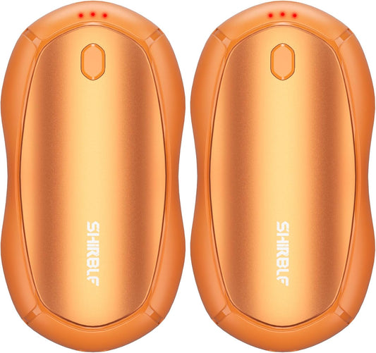 Hand Warmers Rechargeable, Electric Hand Warmers 2 Pack with Smart Chips Long Safe Heat, Portable Pocket Heater,Gifts for Christmas,Golf,Camping,Hunting, Stocking Stuffers