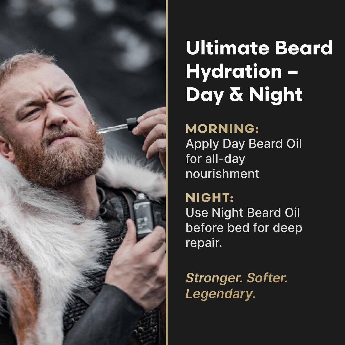 The Beard Struggle Tonic + Elixir Beard Oil Bundle - Platinum Collection - Grooming Beard Oil - Softens, Moisturizers, and Strengthens Beard Growth - Pack of 2, Loki Unscented