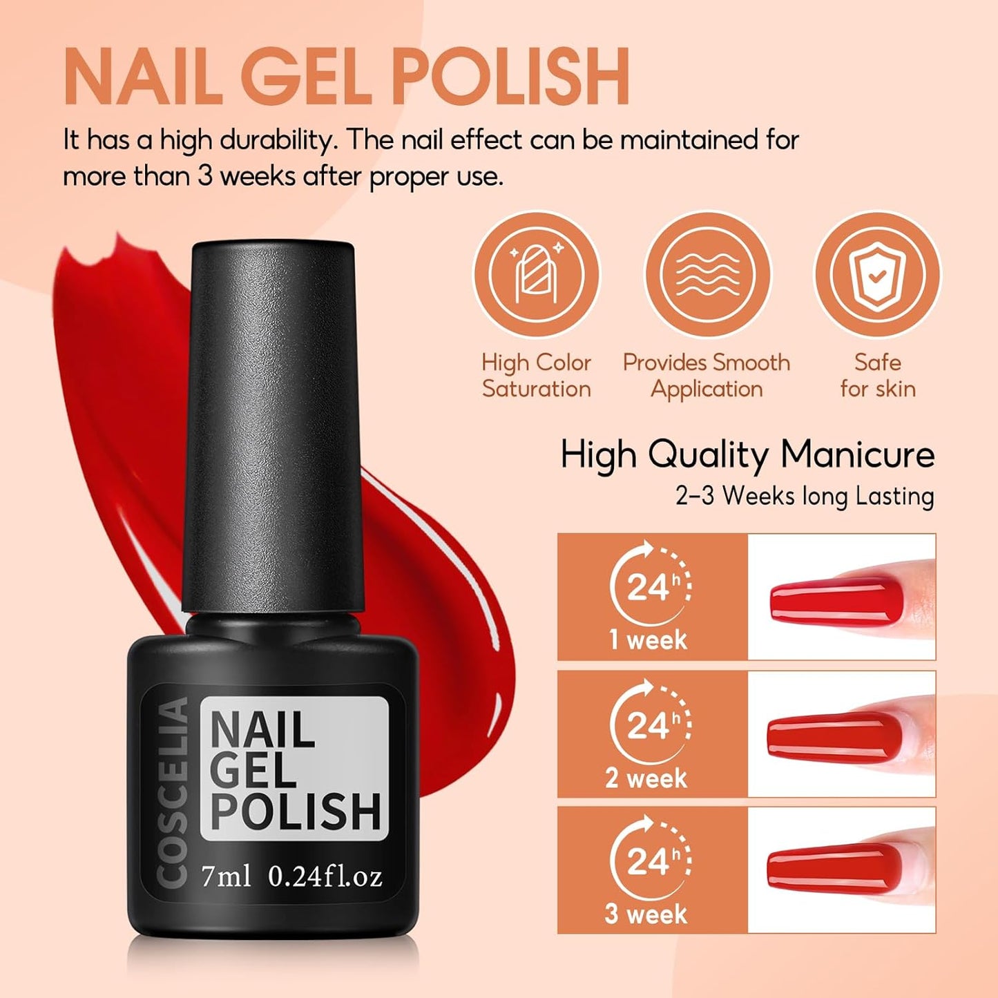 COSCELIA 66pcs Gel Nail Polish Kit with U V light and Drill Starter Kit 35 Colors Fall Gel Polish Set 5pcs Top Base Coat Nail Art Supplies French Gel Manicure Kit Gifts for Women DIY at Home